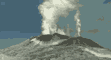 Ancora oggi il vulcano presenta unattivit&agrave; persistente